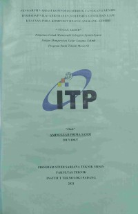 Image of PENGARUH VARIASI KOMPOSISI SERBUK CANGKANG KEMIRI TERHADAP NILAI KEKERASAN, KOEFISIEN GESEK DAN LAJU KEAUSAN PADA KOMPOSIT RESIN/CANGKANG KEMIRI