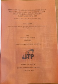 Image of PEMETAAN POLA EKSPANSI LAHAN TERBANGUN MENGGUNAKAN CITRA MULTI SPEKTRAL DAN MULTI TEMPORAL DI KOTA PADANG TAHUN 2004 SAMPAI 2022