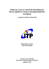 Image of PERANCANGAN SISTEM INFORMASI PENGARSIPAN SURAT DI DISKOMINFO SUMBAR