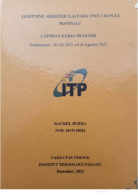 Image of LIGHTNING ARRESTER (LA)PADA UNIT 2 DI PLTA MANINJAU