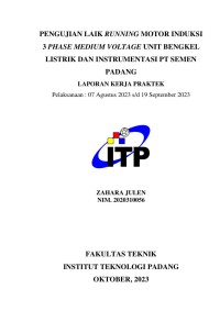 Image of Pengujian Laik Running Motor Induksi 3 Phase Medium Voltage Unit bengkel Listrik dan Instrumentasi PT Semen Padang