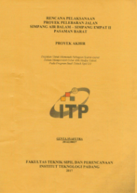 Image of Rencana pelaksanaan proyek pelebaran jalan simpang air balam-simpang empat  II Pasaman barat
