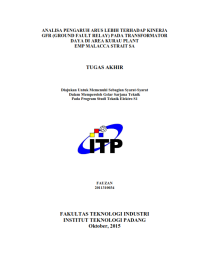 Image of ANALISA PENGARUH ARUS LEBIH TERHADAP KINERJA GFR (GROUND FAULT RELAY) PADA TRANSFORMATOR  DAYA DI AREA KURAU PLANTEMP MALACCA STRAIT SA