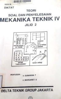 Image of Mekanika Teknik IV. jilid 2.Teori dan Penyelesain