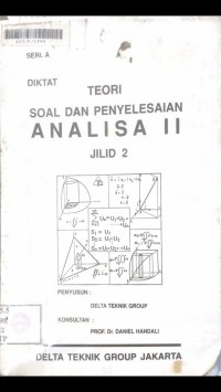 Image of Diktat Teori soal dan Penyelesaian Analisa II, Jil.2