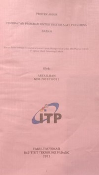 Image of pembuatan program untuk system alat pengering gabah