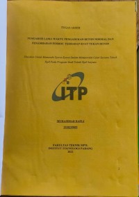 Image of PENGARUH LAMA WAKTU PENGADUKAN BETON NORMAL DAN PENAMBAHAN FOSROC TERHADAP KUAT TEKAN BETON