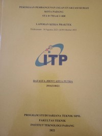 Image of Pekerjaan Pembangunan Jalan Evakuasi Kurao Kota Padang