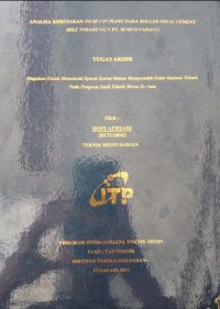 Image of PADA PENCETAKAN BRIKET LIMBAH SERAT BIOMASSA TKKS DENGAN MENGGUNAKAN PEREKAT KANJI SISTEM PISTON HYDRAULIC PRESS