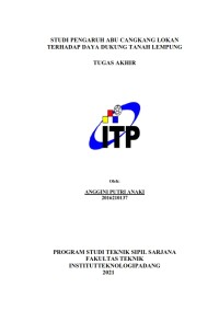 Image of Studi Pengaruh Abu Cangkang Lokan Terhadap Daya Dukung Tanah Lempung