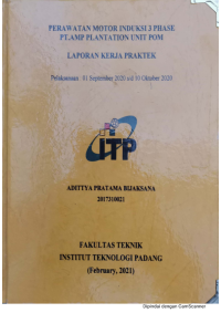 Image of Perawatan Motor Induksi 3 Phase PT. AMP Plantation Unit POM