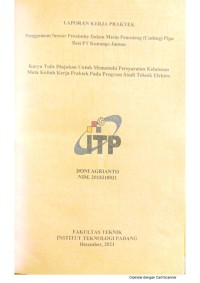 Image of Penggunaan Sensor Proximity dalam Mesin Pemotong (Cutting) Pipa Besi PT. Kunango Jantan