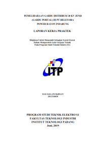 Image of Pemeliharaan Gardu Distribusi 20 kv Jenis (Gardu Portal) di PT. Heleyora Power Rayon Indarung