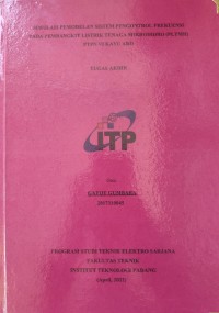 Image of Simulasi Pemodelan Sistem Pengontrol Frekuensi pada Pembangkit Listrik Tenaga Mikrohidro (PLTMH) PTPN VI Kayo Aro