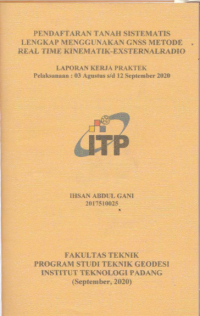 Image of Pendaftaran Tanah Sistematis Lengkap Menggunakan GNSS Metode Real Time Kinematik - Exsternalradio