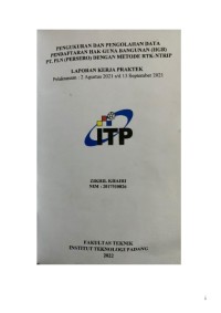 Image of PENGUKURAN DAN PENGOLAHAN DATA PENDAFTARAN HAK GUNA BANGUNAN (HGB) PT. PLN (PERSERO) DENGAN METODE RTK-NTRIP