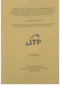 Image of Perencanaan Sistem Instalasi Penerangan Lantai 1 pada Proyek Pembangunan Gedung Rawat Inap Penyakit Dalam (Interne) di RSUD Prof. Dr. MA. Hanafiah, SM Batusangkar