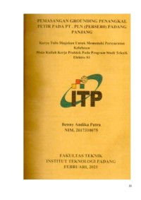 Image of Pemasangan Grounding Penangkal Petir PT. PLN (Persero) Padang Panjang