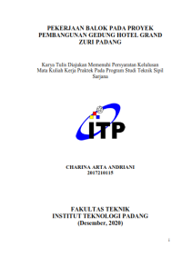Image of Pekerjaan Balok pada Proyek Pembangunan Hotel Grand Zuri