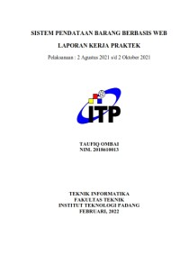 Image of Sistem Pendataan Barang Berbasis Web