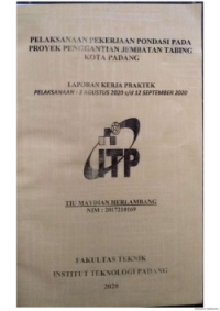 Image of Pelaksanaan Pekerjaan Pondasi pada Proyek Pengantian Jembatan Tabing Kota Padang