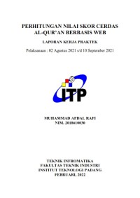 Image of Perhitungan Nilai Skor Cerdas Al-Quran Berbasis Web