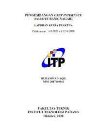 Image of Pengembangan User Interface Website Bank Nagari