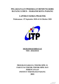 Image of Pelaksanaan Pekerjaan Bendung (Kiri) Batang Lurus - Maransi Kota Padang