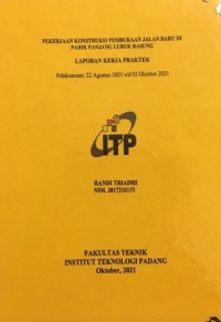 Image of Pekerjaan Konstruksi Pembukaan Jalan Baru di Parik Panjang Lubuk Basung