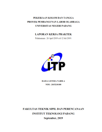 Image of Pekerjaan Kolom dan Tangga Proyek Pembangunan Labor Olahraga Universitas Negeri Padang