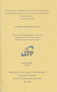 Image of Pelaksanaan Pekerjaan Pemasangan Geotextile pada Proyek Pembangunan Jalan Tol Pekanbaru - Padang Zona 1 STA 0+500 s/d 0+900