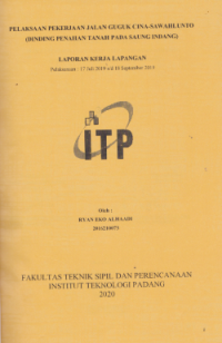 Image of Pelaksanaan Pekerjaan Jalan Guguk Cina - Sawahlunto (Dinding Penahan Tanah Pada Proyek Saung Indang)