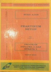 Image of Buku Ajar: Praktikum Beton