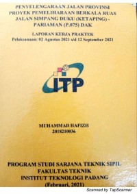 Image of Penyelengaraan Jalan Provinsi Proyek Pemeliharaan Berkala Ruas Jalan SImpang Duku (Ketaping) -  Pariaman (P.075) DAK