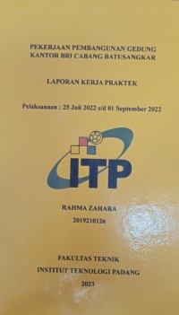 Image of Pekerjaan Pembangunan Gedung Kantor BRI Cabang Batusangkar