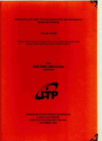 Image of PENGELOLAAN ASET TANAH KABUPATEN DHARMASRAYA BERBASIS WEBGIS