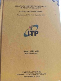 Image of Perawatan Motor Induksi 3 Fasa di pt kunango jantan