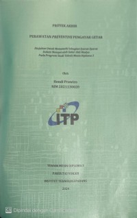 Image of Perawatan Preventive Pengayak Getar