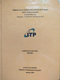 Image of Perencanaan Struktur Storage Batu Bara di PT. Semen Padang