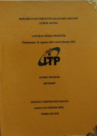 Image of Rehabilitasi Struktur Jalan Kecamatan Lubuk Alung