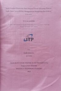 Image of Studi analisa efektivitas dan efisiensi proses charging baterai pada panel surya 50 wp menggunakan rangkaian buck-boost converter