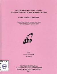 Image of Sistem Informasi Data Barang di PT. Fokar Mitra Serasi Berbasis Access