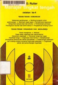 Image of Manajer Tingkat tengah:catatan-catatan kritis untuk pertukaran pikiran antara para pemberi pimpianan