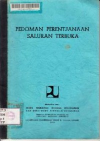 Image of Pedoman Perencanaan Saluran Terbuka