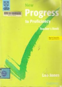 Image of New Progress to Proficiency: Student's Book