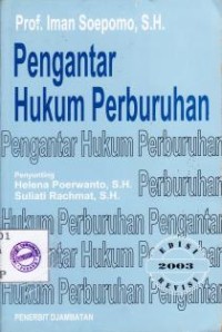 Image of Pengantar Hukum Perburuhan