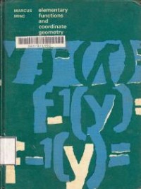 Image of Elementary Functions and coordinate geometry