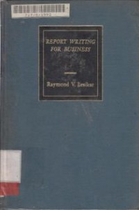 Image of Report Writing for Business