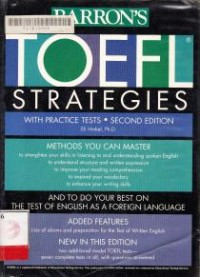 Image of Toefl Strategies:With Practice Tesecond Edition