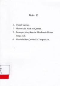 Image of Buku 15 Makalah tentang Ibadah Qurban